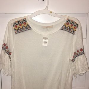 NEW WITH TAG!! short sleeve loft shirt